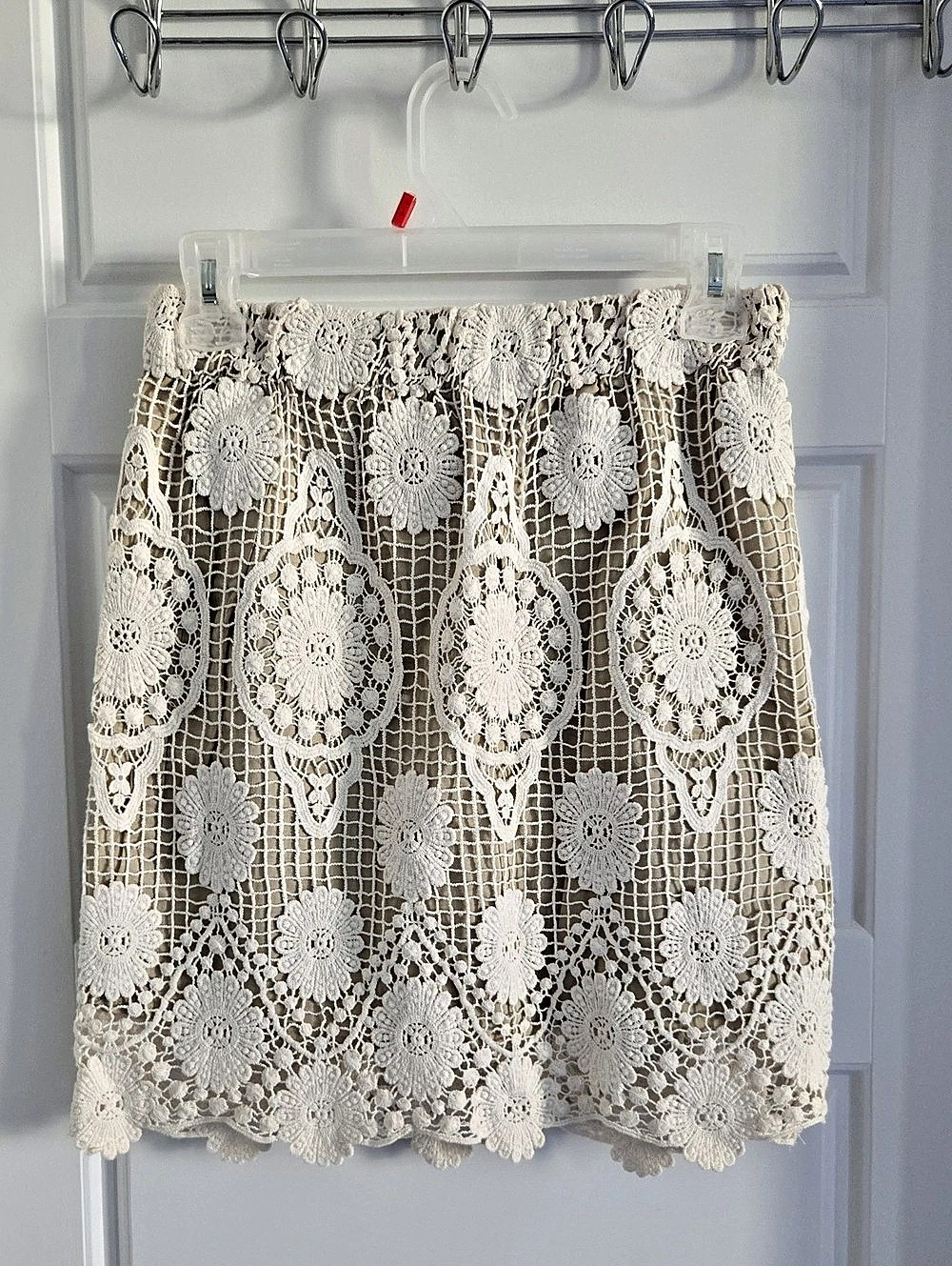 Tristan Floral Lace Mini Skirt Size XS Like New